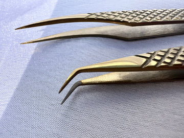 24K GOLD tweezers