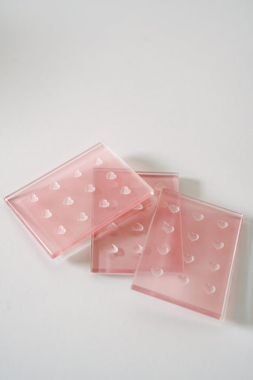 Heart Shape Glass Glue Drop